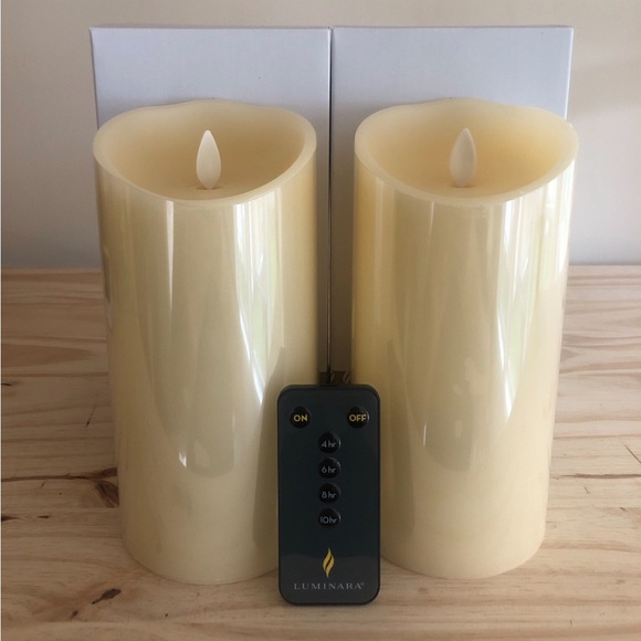 Luminara Accents Luminara Flameless Electronic Candles Set Of 2